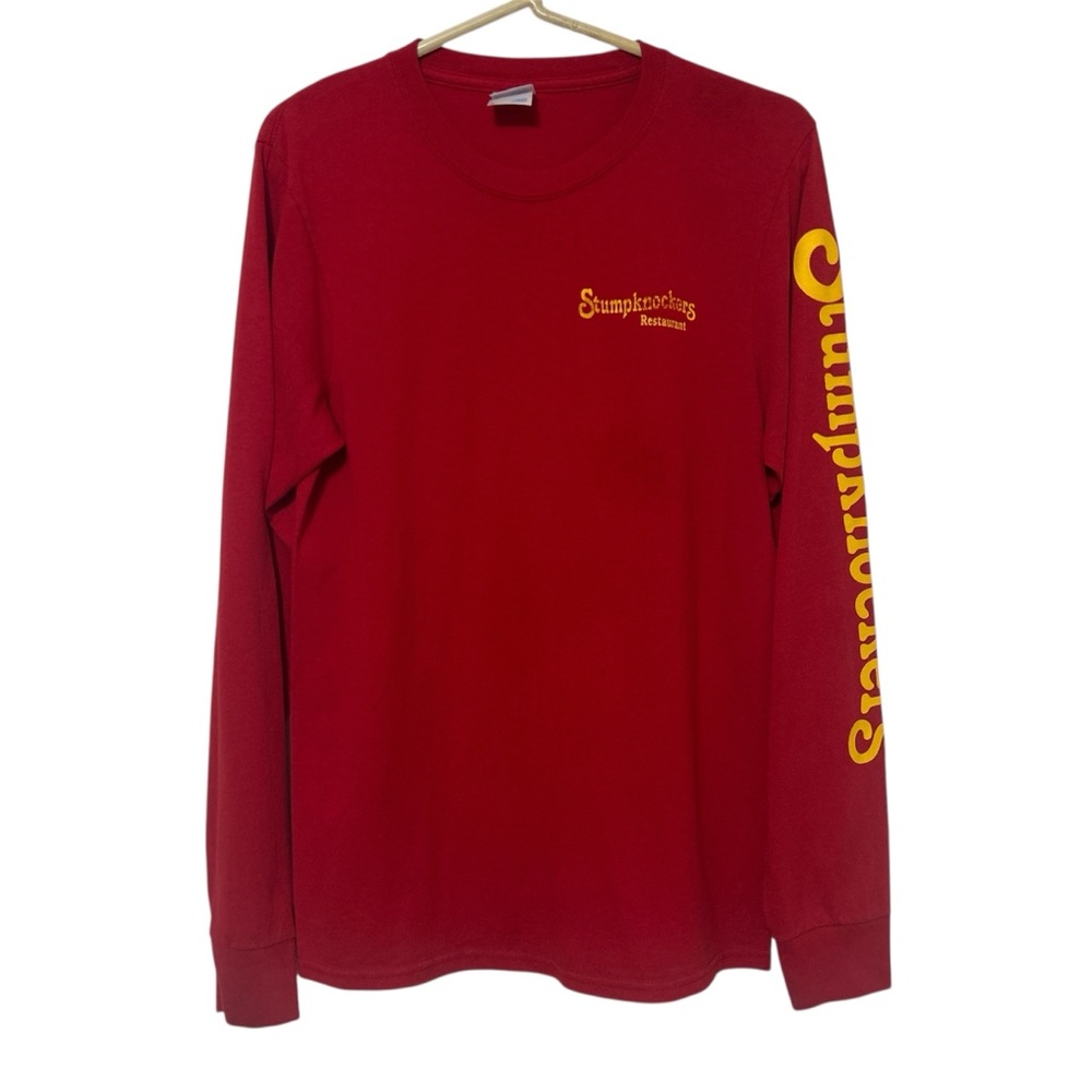 Stumpknockers Restaurant Long Sleeve Tee Small Fish Graphic Florida Souvenir